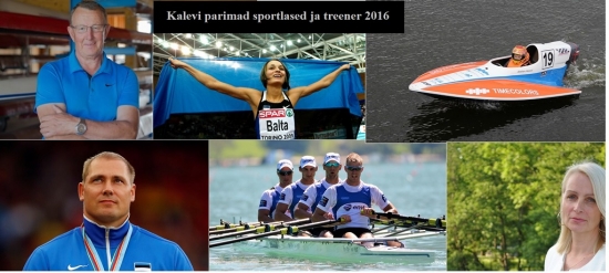 Kalevi parimad sportlased ja treener 2017